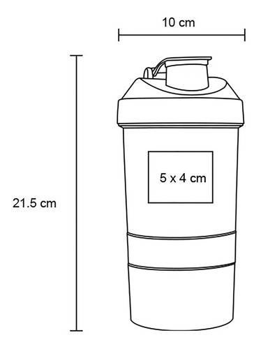 Imagen 4 de 10 de Cilindro Shaker Para Gym !