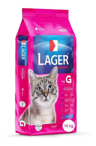 Alimento Para Gato Lager De 22 Kg