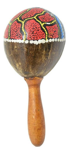 Coctelera De Pintada Maraca De Coconut Shell Para La Regala