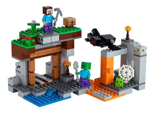 Lego® Minecraft - La Mina Abandonada (21166) Cantidad de piezas 248