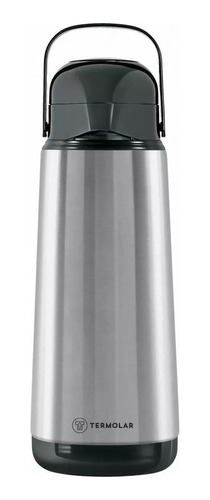 Garrafa Termica Lumina Inox 1,8 Litros De Pressao Termolar