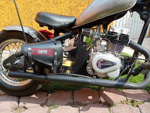 Choper 125cc, Motor Modificado, Mochilas Choper Y Antenota