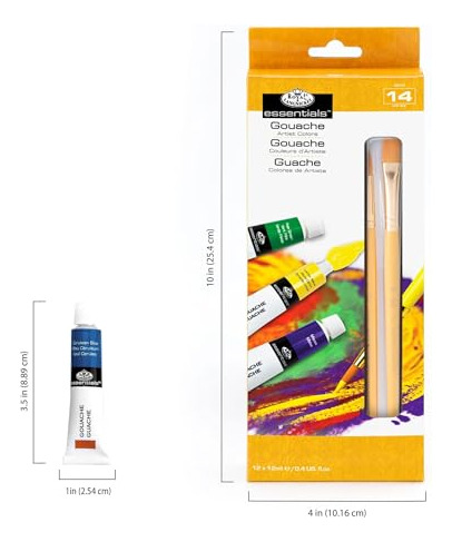 Royal & Langnickel Gouache Paint, 18 Piezas