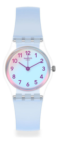 Reloj Swatch Casual Blue Lk396 Color de la correa Azul claro