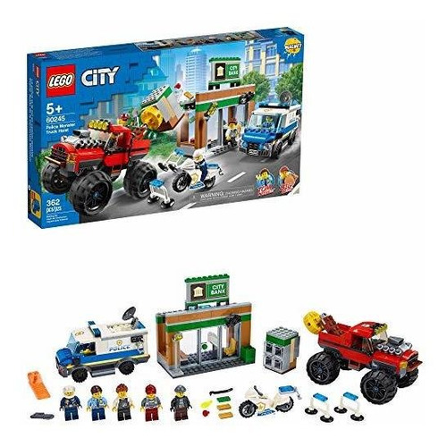 Lego City Police Monster Truck Heist Police Toy, Juego