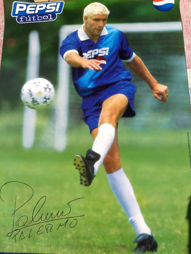 Poster Pepsi Futbol. Martín Palermo. Boca Juniors!