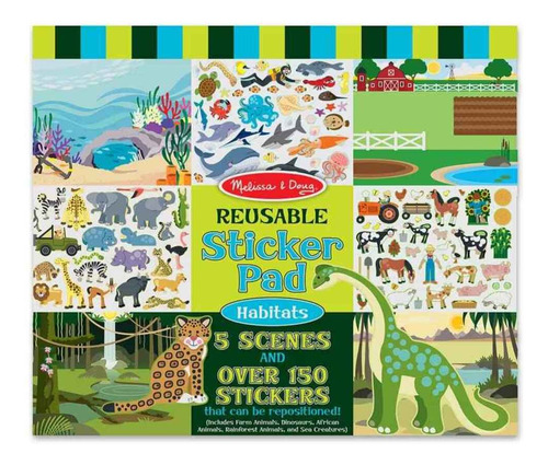 Habitats Reusable Sticker Book