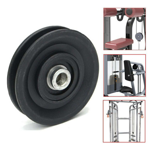Polea Tecnogym 90mm Con Ruleman Y Buje Metal