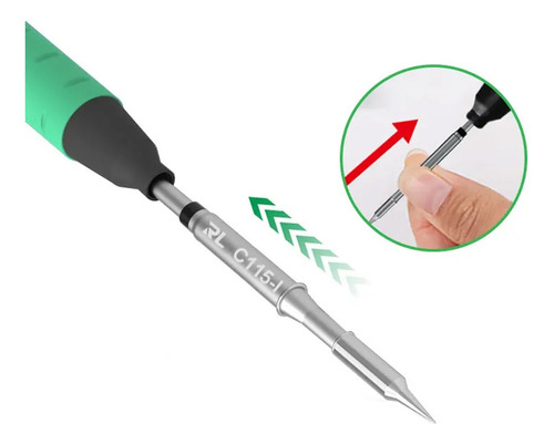 Puntas C115 Compatible Con Estación Jbc Sugon Mechanic Kaisi