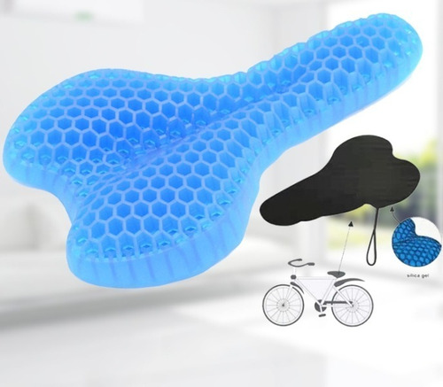 Asiento Gel Para Bicicleta Goma Sillin Acolchado