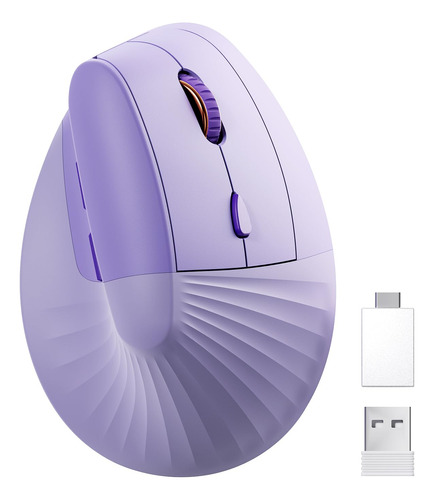 Unipows Raton Vertical Ergonomico, Mouse Inalambrico Tipo C