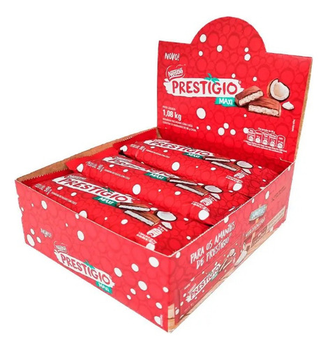 Chocolate Prestígio Maxi Display Com 12 Unid De 90g Nestlé