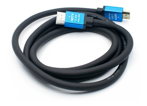Imagen 2 de 7 de Cable Hdmi 2.0 Premium. 4k/4k Ultra 3d/lcd/tv/ps4/xbox 5mt