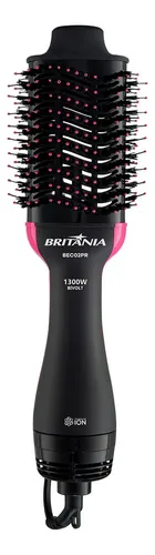 Britânia Escova Secadora Bec02pr 4 Em 1 1300w Cor Preto e Rosa