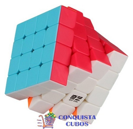 Cubo Mágico 4x4x4 Profissional Qiyi Qiyuan S Colorido