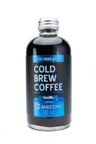 Cafe Cold Brew Vainilla Barizzimo Caja 6 Piezas 