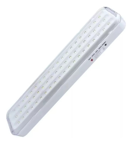 Lámpara De Emergencia Recargable Extra Plana 60 Leds