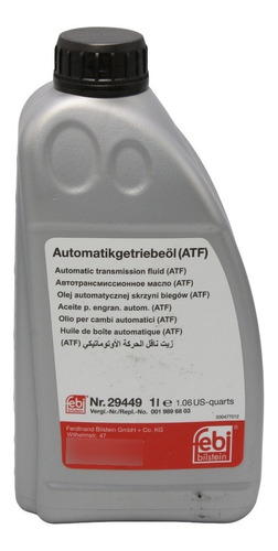 Aceite Transmision Automatica 1lt Atf Rojo