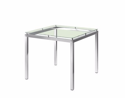 Mesa De Vidrio Cuadrada Comedor Cocina Mueble