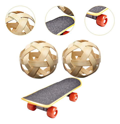 Nuevo Brinquedo De Skate Para Répteis, Mini Skate Para