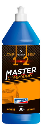 Pasta De Pulir Paso 1 Y 2 Master Compund Doble A 500ml