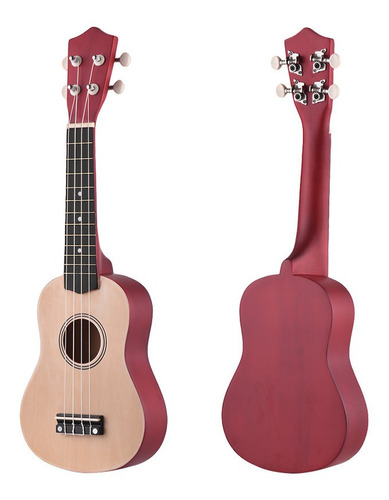 Ukelele Soprano Acústico De 21 Pulgadas, Kit De Ukelele Par
