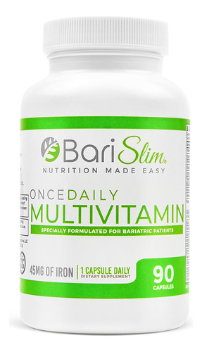 Bari Slim Cpsula Multivitamnico Baritrica Once Daily - 45 Mg