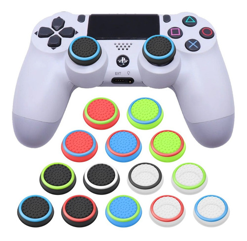 50 Gomas Thumb Joystick Control Para Ps4 Ps5 Xbox X S Fosfo