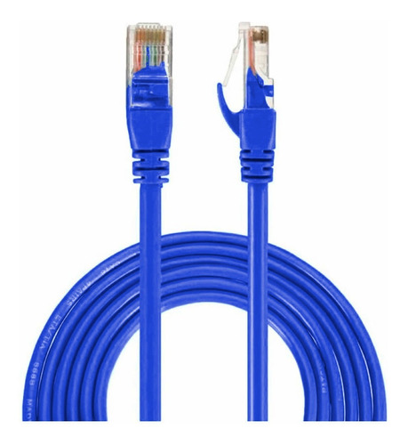 Cable De Red Internet Utp Cat 5e 10 Metros Rj45 Patch Cord