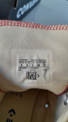 Zapatillas Converse All Star Botitas Originales 39 (Usado)