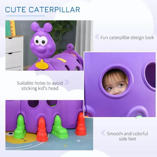 Tunel De Juego Gusano Infantil Niños Msi