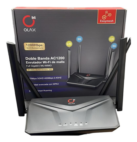 Router Doble Banda Olax Scorpio X60 Full Gigabit Mu  Mimo