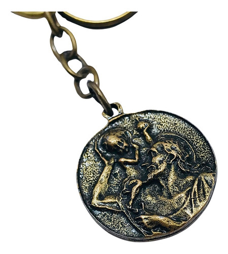Chaveiro Medalha São Cristóvão Mosquetão Ov