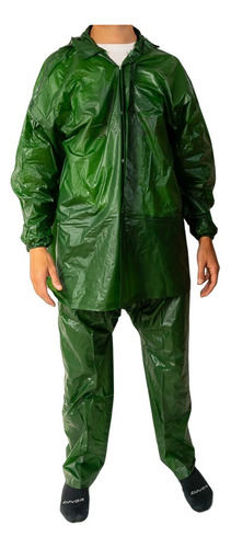 Traje De Agua Lluvia Redfish Impermeable Verde Camping