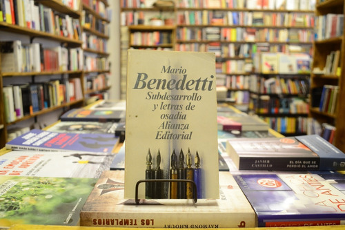 Subdesarrollo Y Letras De Osadía. Mario Benedetti. 