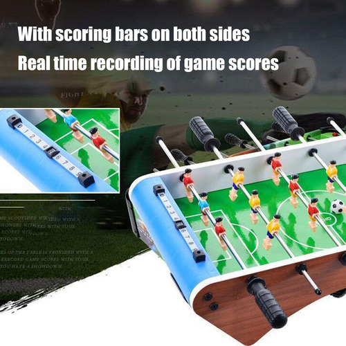 Jogo De Futebol De Mesa 6 Bar Wooden Competitive Interactive