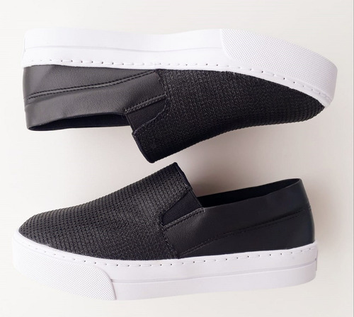 Imagem 3 de 4 de Tênis Feminino Slip On Casual Iate Flatform Conforto Oferta