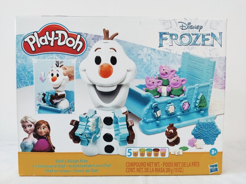 Imagen 2 de 8 de Frozen Olaf Figuras En Play-doh