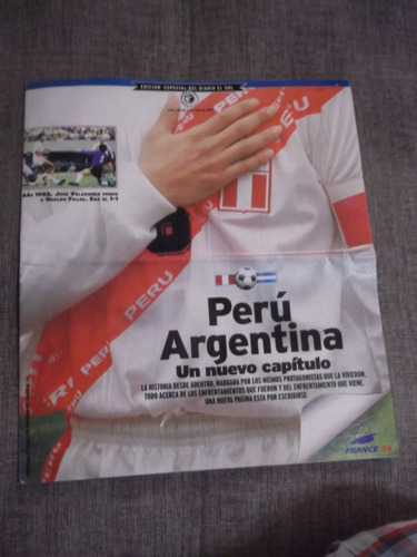 Revista Deportiva Del Diario El Sol Peru Vs Argentina 1996