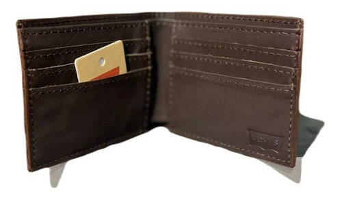 Imagen 2 de 7 de Billetera Hombre Cuero Levis New Basic Tab Wallet