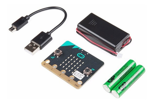 Kit Microbit Go Bundle, Pequeña Computadora Programable.