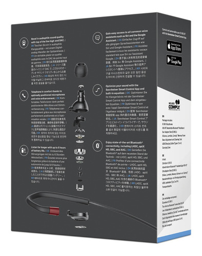 Imagen 6 de 8 de Auriculares Sennheiser Ie 80 S Bt Wireless Bluetooth