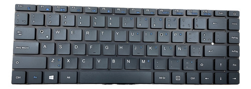Teclado Para Notebook Exo Xs2 / Xs3 Mb3181015 Mb3181009 Color Negro Idioma Español
