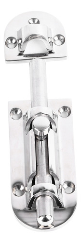 Cerradura De Puerta Interior Corrediza Redonda De Acero Inox