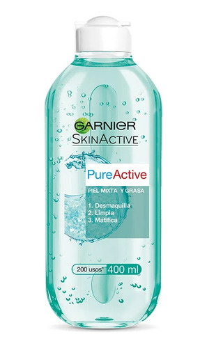 Garnier Agua Micelar Pure Active X 400 Ml