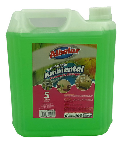 Desodorante Ambiental Albalux - Bidón 5 L - Elige Tu Aroma