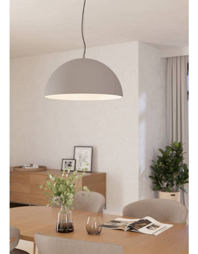 Lampara Colgante Gaetano Acero E27 1x40w Ip20 Cod900697