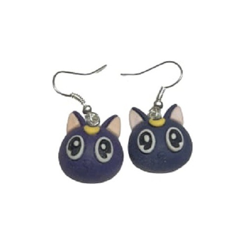 Aritos Aros Sailor Moon Gatos Artemis Luna