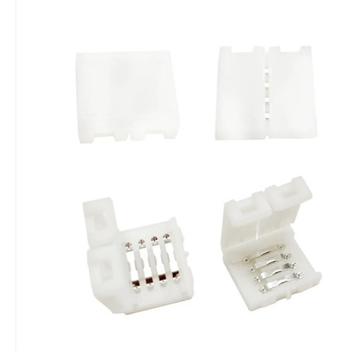 Conector Emenda Rápida P/ Fita De Led 4 Vias 10mm 5050