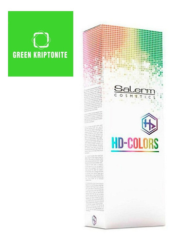 Tinta Salerm Hd Colors Fluor Green Kriptonite 150 Ml